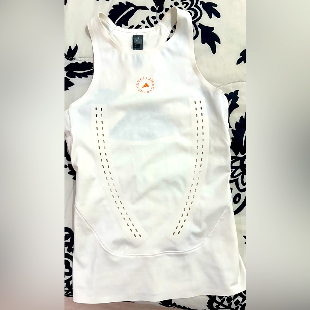 ADIDAS Women's Stella McCartney White True Purpose Tank Top size S